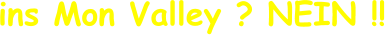 ins Mon Valley ? NEIN !!